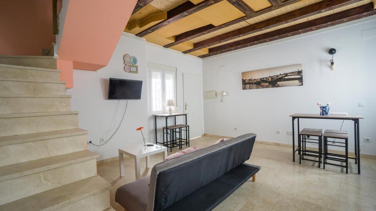 Rentalsevilla Feria Duplex Con Terraza Exteriör bild